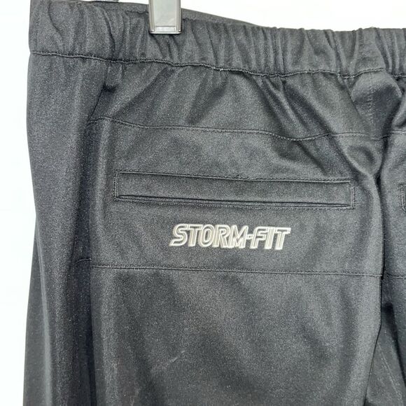Nike 4 pocket Storm-Fit waterproof pullover Black Elastic Waist Rain Pants M - Picture 9 of 10